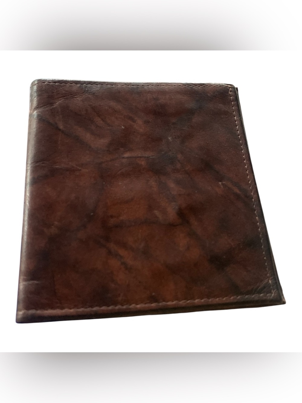 Rolfs Brown Men’s Wallet Bifold Cowhide Leather‎ Attaché Vintage